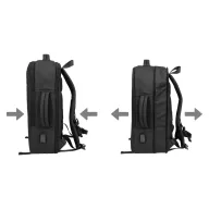   Rucsac sport casual, Everestus, 2601E15128, 330x420x100 mm, Poliester, Negru