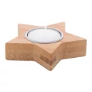 Lumanare de Craciun, 2410E22177, Everestus, 95 x 95 x 20 mm, Bambus, Natur