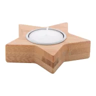   Lumanare de Craciun, 2410E22177, Everestus, 95 x 95 x 20 mm, Bambus, Natur