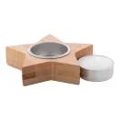 Lumanare de Craciun, 2410E22177, Everestus, 95 x 95 x 20 mm, Bambus, Natur