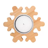   Lumanare de Craciun, 2410E22176, Everestus, 95 x 95 x 20 mm, Bambus, Natur