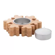   Lumanare de Craciun, 2410E22176, Everestus, 95 x 95 x 20 mm, Bambus, Natur