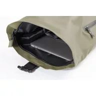   Rucsac laptop 15 inch, rezistent la apa, Everestus, 2601E14932, 380x400x110 mm, Poliuretan, Verde inchis