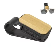   Clema suport ochelari, Everestus, 2601E15296, 80x38x35 mm, ABS, Bambus, Negru