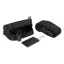 Set de calatorie 3 piese, Everestus, 2601E15288, 135x70x55 mm, Poliester, Negru