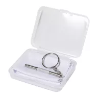   Kit de reparatii pentru ochelari, Everestus, 2601E14883, 80x62x15 mm, Poliester, Alb