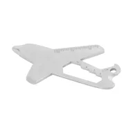   Unealta multifunctionala in forma de avion, Everestus, 2601E14797, 69x43x2 mm, Otel, Argintiu