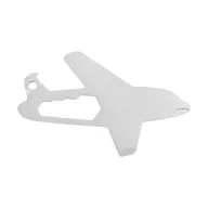   Unealta multifunctionala in forma de avion, Everestus, 2601E14797, 69x43x2 mm, Otel, Argintiu
