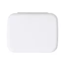 Set 12 identificatoare pentru pahare, Everestus, 2601E14945, 56x40x20 mm, Silicon, Polipropilena, Alb