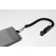   Suport lanyard pentru telefon, Everestus, 2601E14943, 58x310x15 mm, Poliester, ABS, Negru