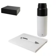   Set cadou 3 piese, Everestus, 2610E18654, A5, Dictando, 254x85x278 mm, Hartie, Poliuretan, Alb