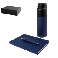   Set cadou 3 piese, Everestus, 2610E18653, A5, Dictando, 254x85x278 mm, Hartie, Poliuretan, Albastru
