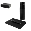 Set cadou 3 piese, Everestus, 2610E18652, A5, Dictando, 254x85x278 mm, Hartie, Poliuretan, Negru