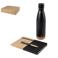   Set cadou 3 piese, Everestus, 2610E18757, A5, Dictando, 245x80x290 mm, Hartie, Poliuretan, Negru