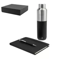   Set cadou 3 piese, Everestus, 2610E18761, A5, Dictando, 271x78x306 mm, Hartie, Poliuretan, Negru
