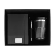   Set cadou 3 piese, Everestus, 2610E18773, A5, Dictando, 292x96x240 mm, Hartie, Poliuretan, Negru