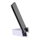Suport de telefon pentru birou, Everestus, 2610E18784, 88x30x8 mm, Plastic, Alb