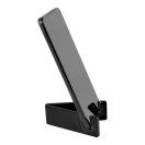 Suport de telefon pentru birou, Everestus, 2610E18780, 88x30x80 mm, Plastic, Negru