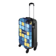   Troler voiaj rigid, Everestus, 2610E19094, 350x560x220 mm, ABS, Poliester, Negru