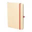 Agenda cu elastic, Everestus, 2610E18668, A5, Dictando, 140x210 mm, Hartie, Rosu