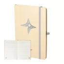Agenda cu elastic, Everestus, 2610E18669, A5, Dictando, 140x210 mm, Hartie, Argintiu