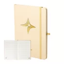 Agenda cu elastic, Everestus, 2610E18666, A5, Dictando, 140x210 mm, Hartie, Auriu