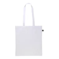   Sacosa de cumparaturi, Everestus, 2610E19000, 380x420 mm, Bumbac, Alb