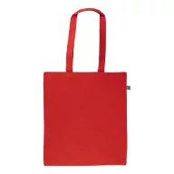   Sacosa de cumparaturi, Everestus, 2610E18999, 380x420 mm, Bumbac, Rosu