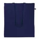 Sacosa de cumparaturi, Everestus, 2610E18997, 380x420 mm, Bumbac, Albastru Dark