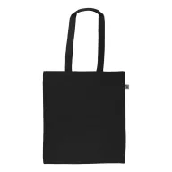   Sacosa de cumparaturi, Everestus, 2610E18995, 380x420 mm, Bumbac, Negru