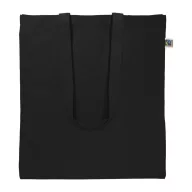   Sacosa de cumparaturi, Everestus, 2610E18995, 380x420 mm, Bumbac, Negru