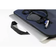   Geanta laptop, Everestus, 2610E17282, 375x265x15 mm, Poliuretan, Albastru Dark