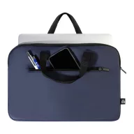   Geanta laptop, Everestus, 2610E17282, 375x265x15 mm, Poliuretan, Albastru Dark
