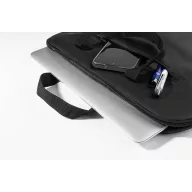   Geanta laptop, Everestus, 2610E17281, 375x265x15 mm, Poliuretan, Negru