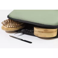   Geanta cosmetice cu fermoar, Everestus, 2610E19124, 240x190x10 mm, Poliuretan, Verde Lime