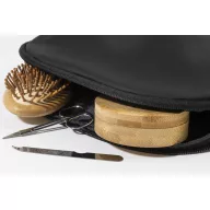   Geanta cosmetice cu fermoar, Everestus, 2610E19122, 240x190x10 mm, Poliuretan, Negru