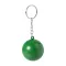 Breloc cu minge antistres, Everestus, 2610E18137, Ø40 mm, Poliuretan, Metal, Verde