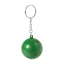 Breloc cu minge antistres, Everestus, 2610E18137, Ø40 mm, Poliuretan, Metal, Verde