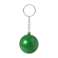   Breloc cu minge antistres, Everestus, 2610E18137, Ø40 mm, Poliuretan, Metal, Verde