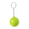 Breloc cu minge antistres, Everestus, 2610E18139, Ø40 mm, Poliuretan, Metal, Verde Lime
