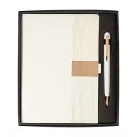   Agenda cu pix, Everestus, 2610E18715, A5, Dictando, 178x225x25 mm, Hartie, Poliuretan, Alb