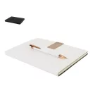 Agenda cu pix, Everestus, 2610E18715, A5, Dictando, 178x225x25 mm, Hartie, Poliuretan, Alb