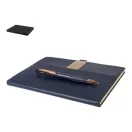 Agenda cu pix, Everestus, 2610E18713, A5, Dictando, 178x225x25 mm, Hartie, Poliuretan, Albastru
