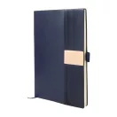 Agenda cu pix, Everestus, 2610E18713, A5, Dictando, 178x225x25 mm, Hartie, Poliuretan, Albastru