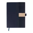 Agenda cu pix, Everestus, 2610E18713, A5, Dictando, 178x225x25 mm, Hartie, Poliuretan, Albastru