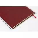 Agenda cu pix, Everestus, 2610E18714, A5, Dictando, 178x225x25 mm, Hartie, Poliuretan, Rosu Burgundy
