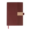 Agenda cu pix, Everestus, 2610E18714, A5, Dictando, 178x225x25 mm, Hartie, Poliuretan, Rosu Burgundy