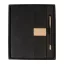 Agenda cu pix, Everestus, 2610E18712, A5, Dictando, 178x225x25 mm, Hartie, Poliuretan, Negru