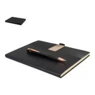   Agenda cu pix, Everestus, 2610E18712, A5, Dictando, 178x225x25 mm, Hartie, Poliuretan, Negru