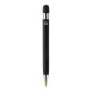Agenda cu pix, Everestus, 2610E18712, A5, Dictando, 178x225x25 mm, Hartie, Poliuretan, Negru
